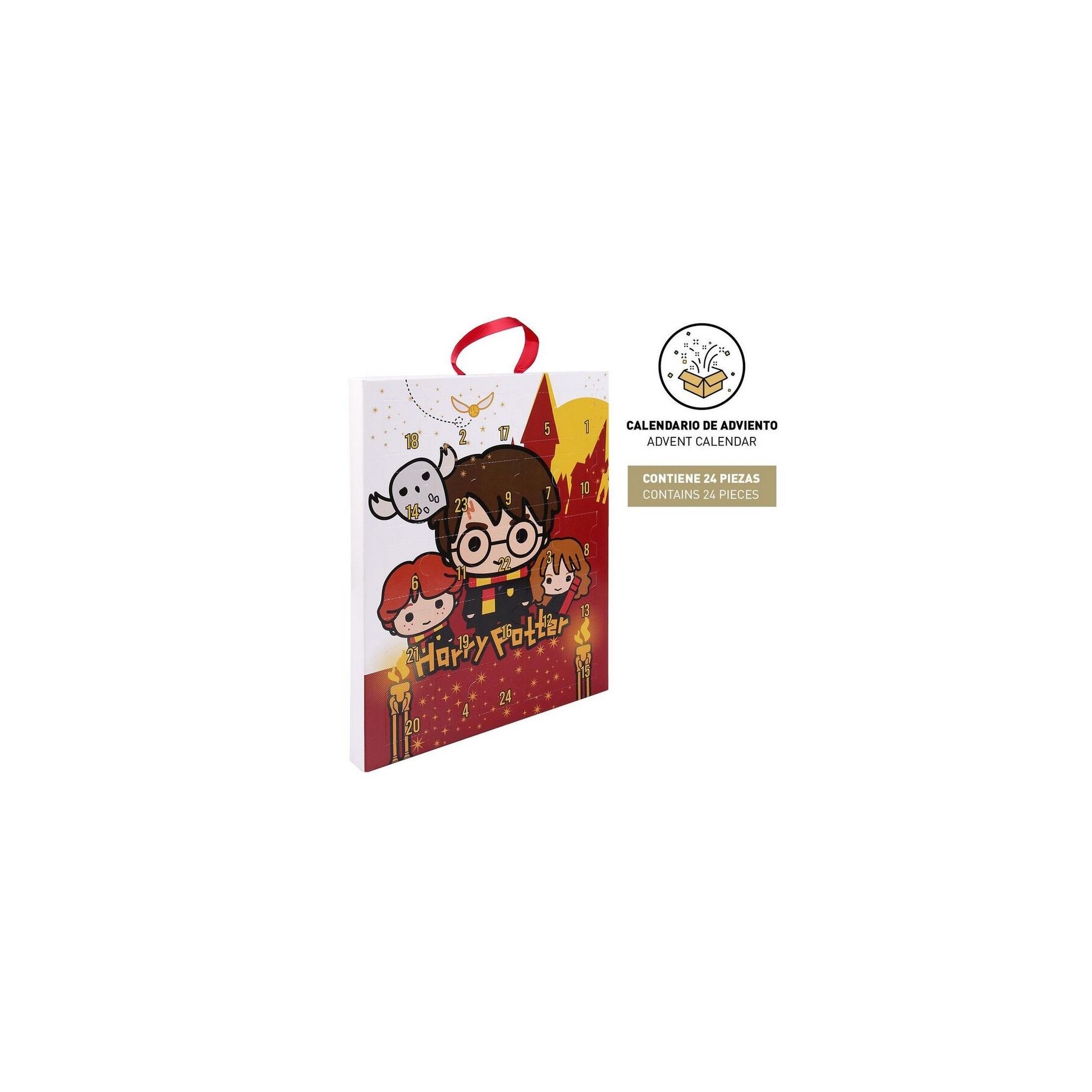 Calendario De Adviento Accesorios Harry Potter Chibi