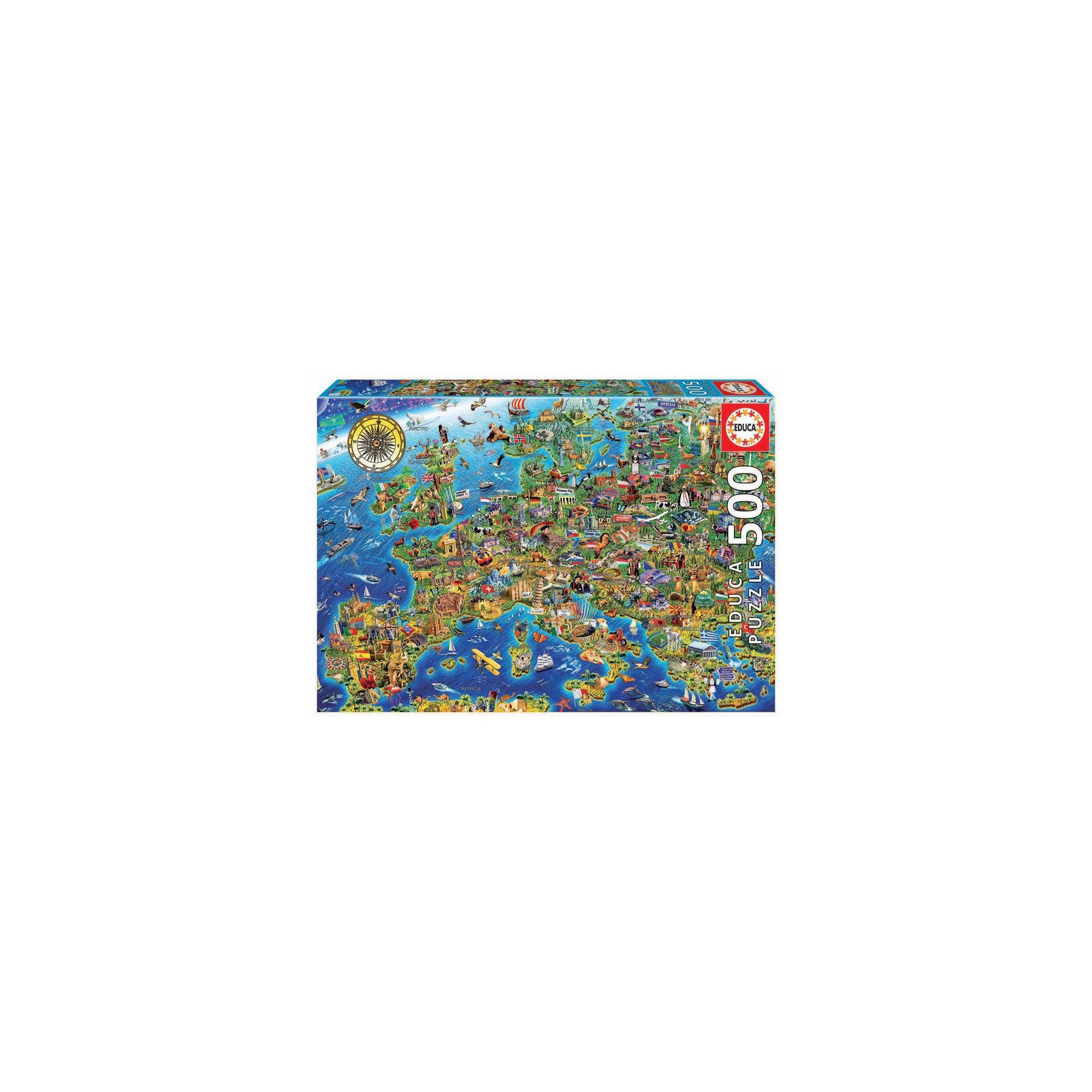 Puzzle 500 Mapa De Europa