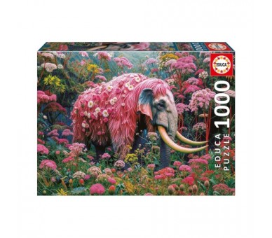 Puzzle 1000 Elefante Floral