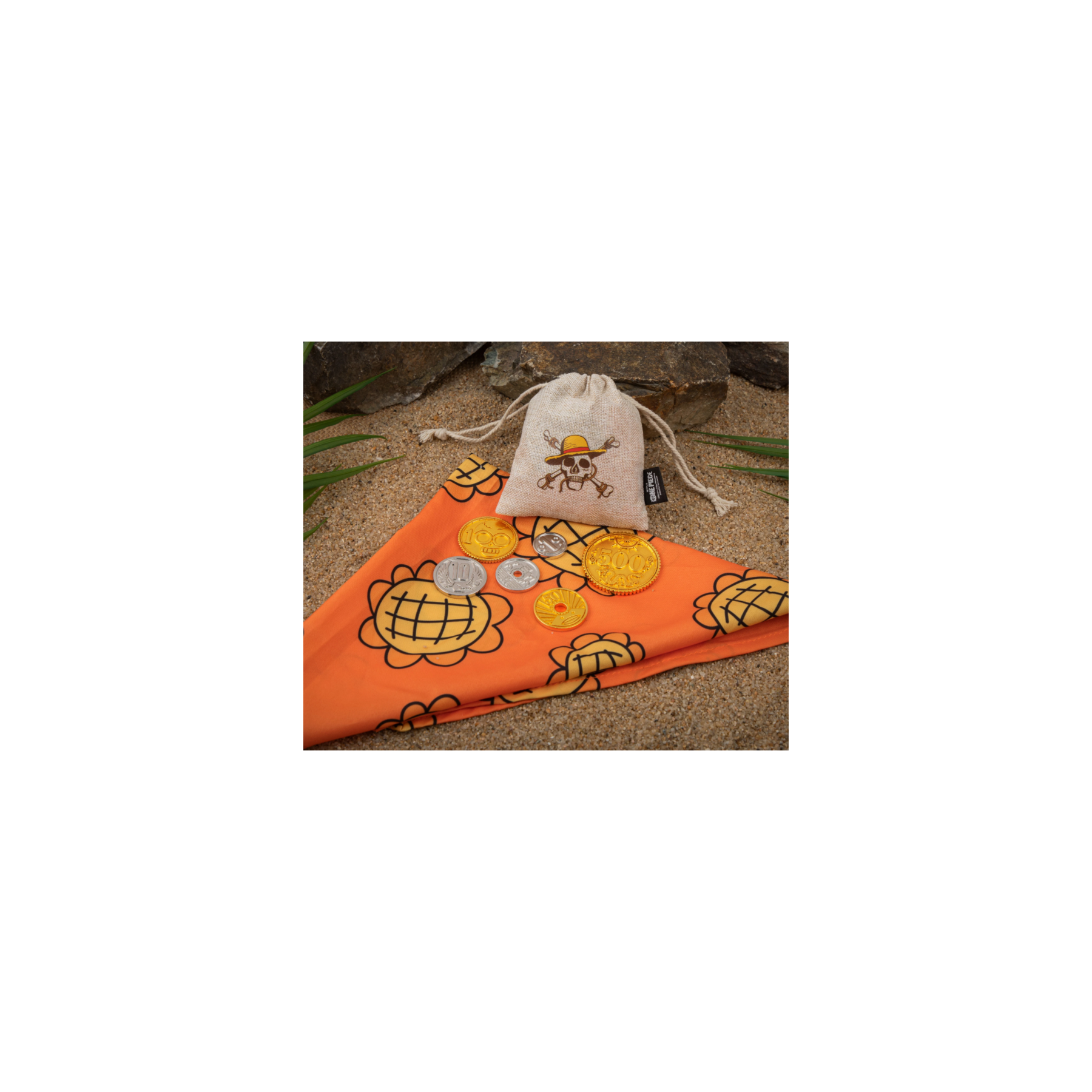 Set Monedas Berry Coleccionables & Nami Bandana