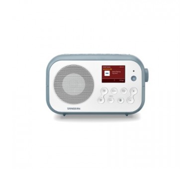 Sangean Dpr-42Bt Blanco/Piedra Azul / Radio Portátil