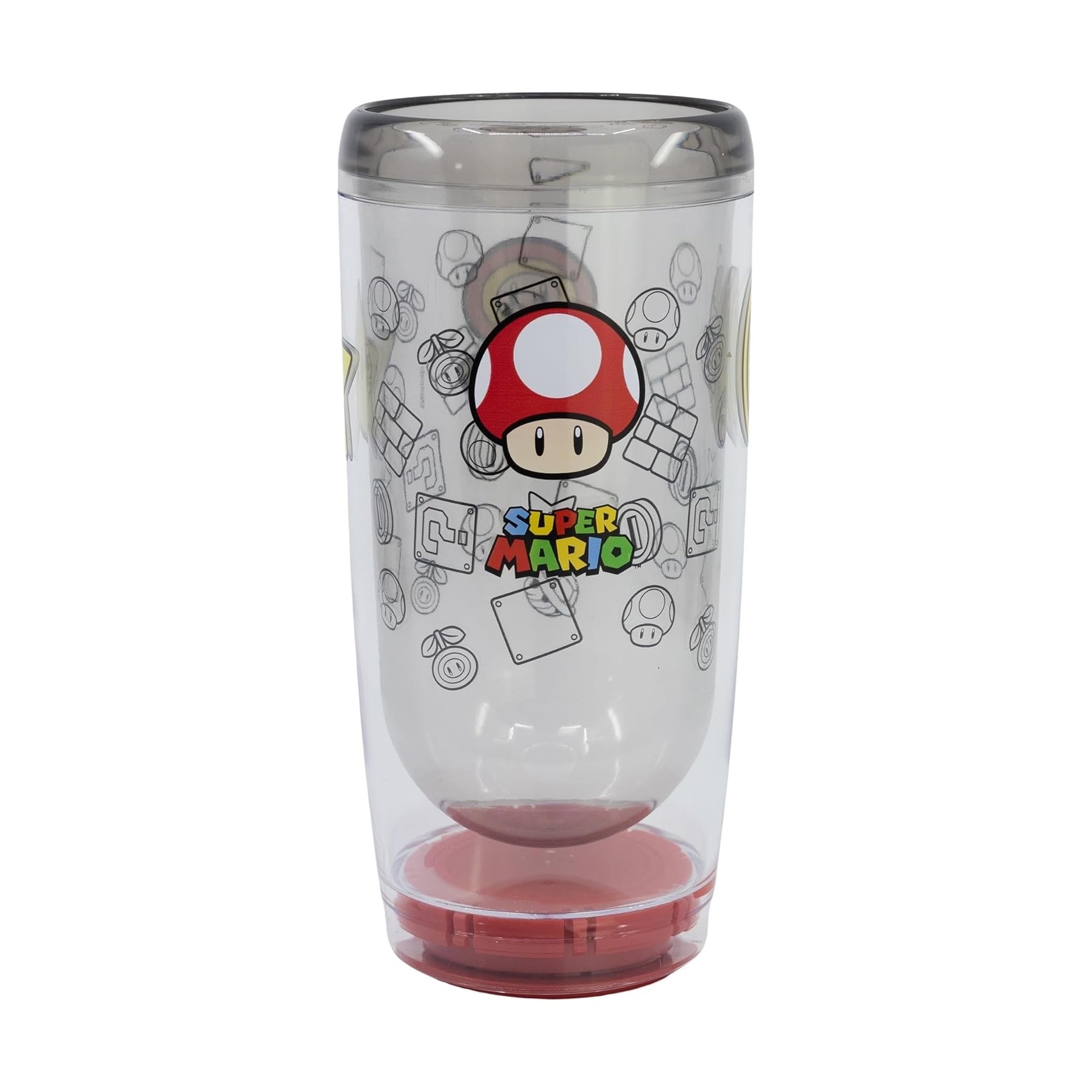 Vaso D.Pared Antiv.625Ml Super Mario Pow