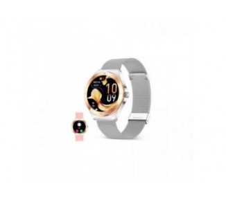 Ksix Lya Rosa / Smartwatch 1.19"/ 2 Correas (Metal + Silicon