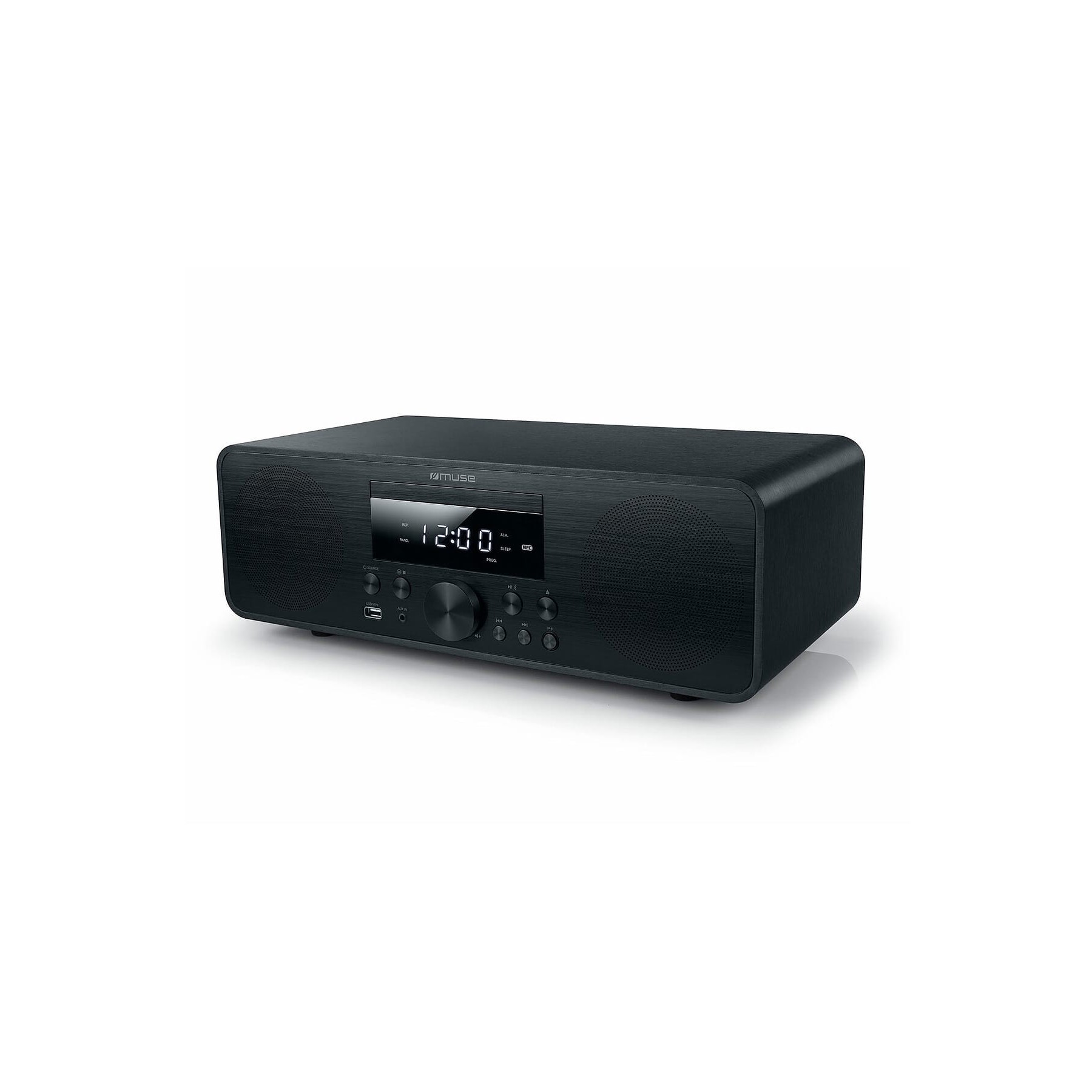 Muse M-880 Fbc Black / Microcadena 80W Con Reproductor De Cd