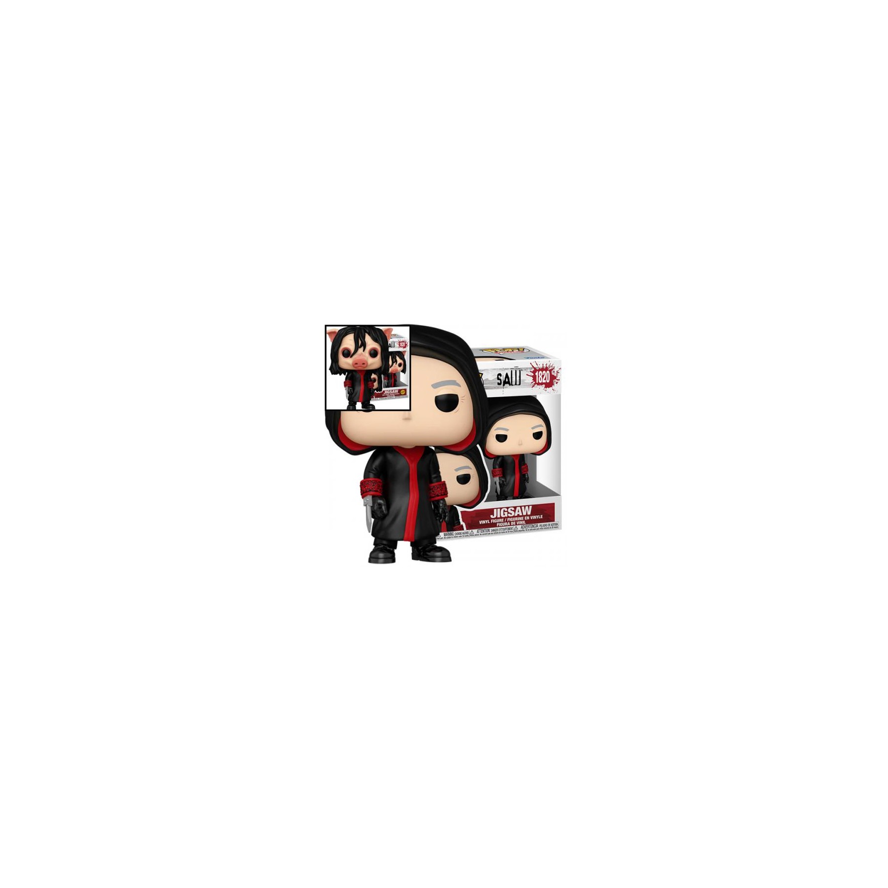 BOX Funko POP! Saw Movie: Jigsaw (1820) w/CH