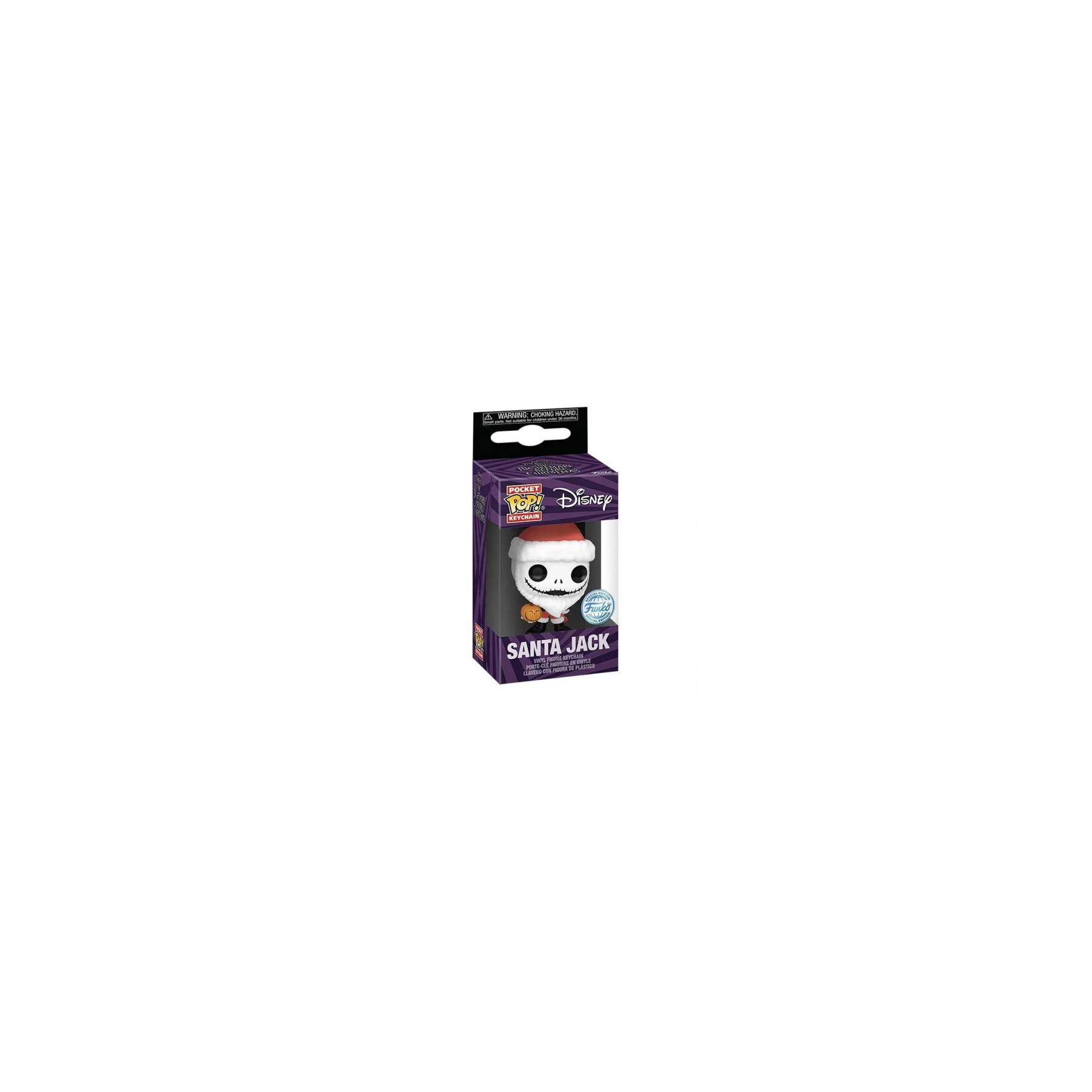 Key Funko POP! Disney TNBC: Santa Jack w/Jackolantern EXM