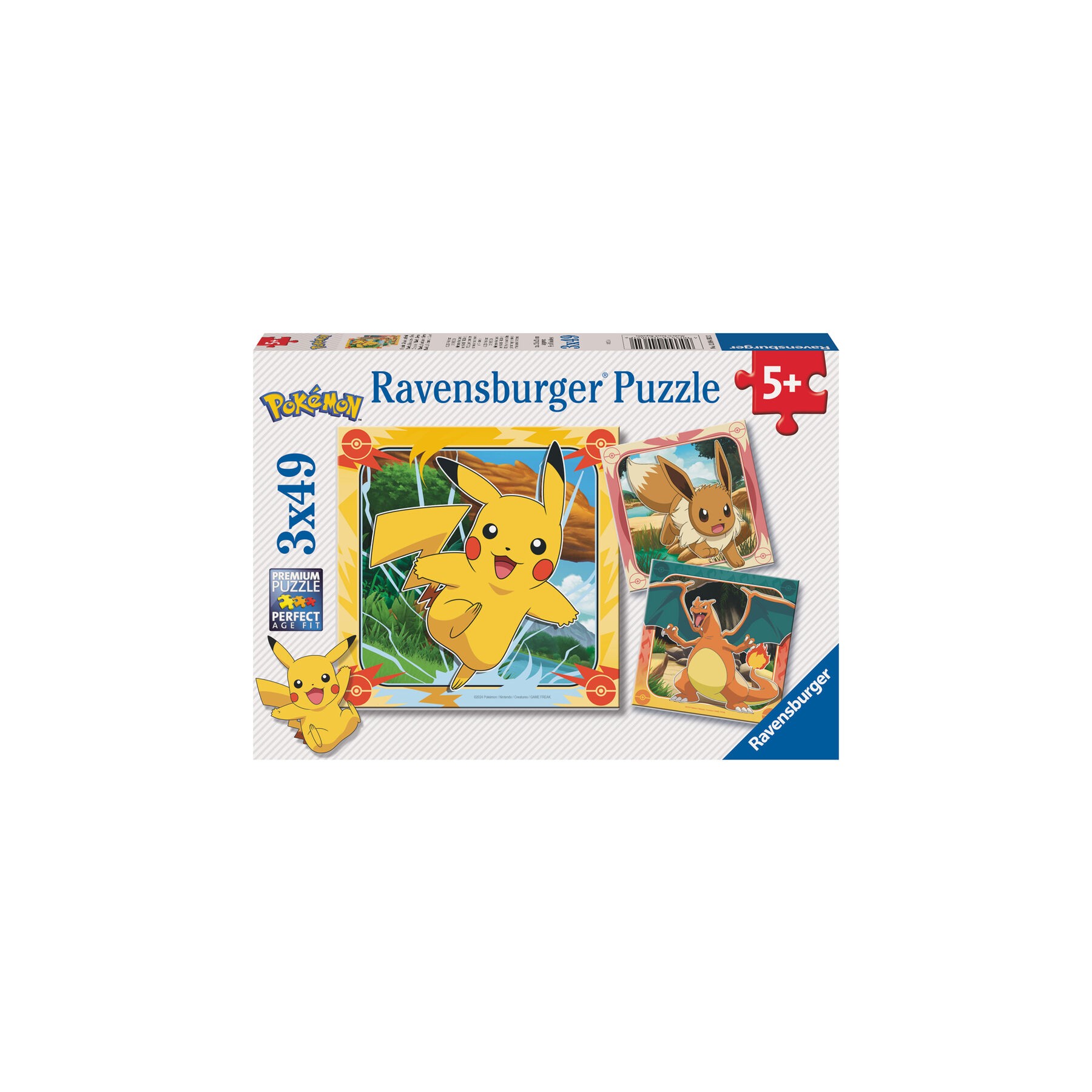 Puzzle Pokemon 3x49pzs