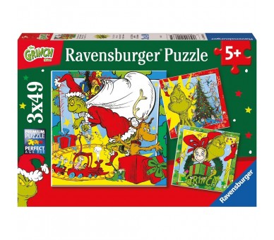 Puzzle El Grinch 3x49pzs