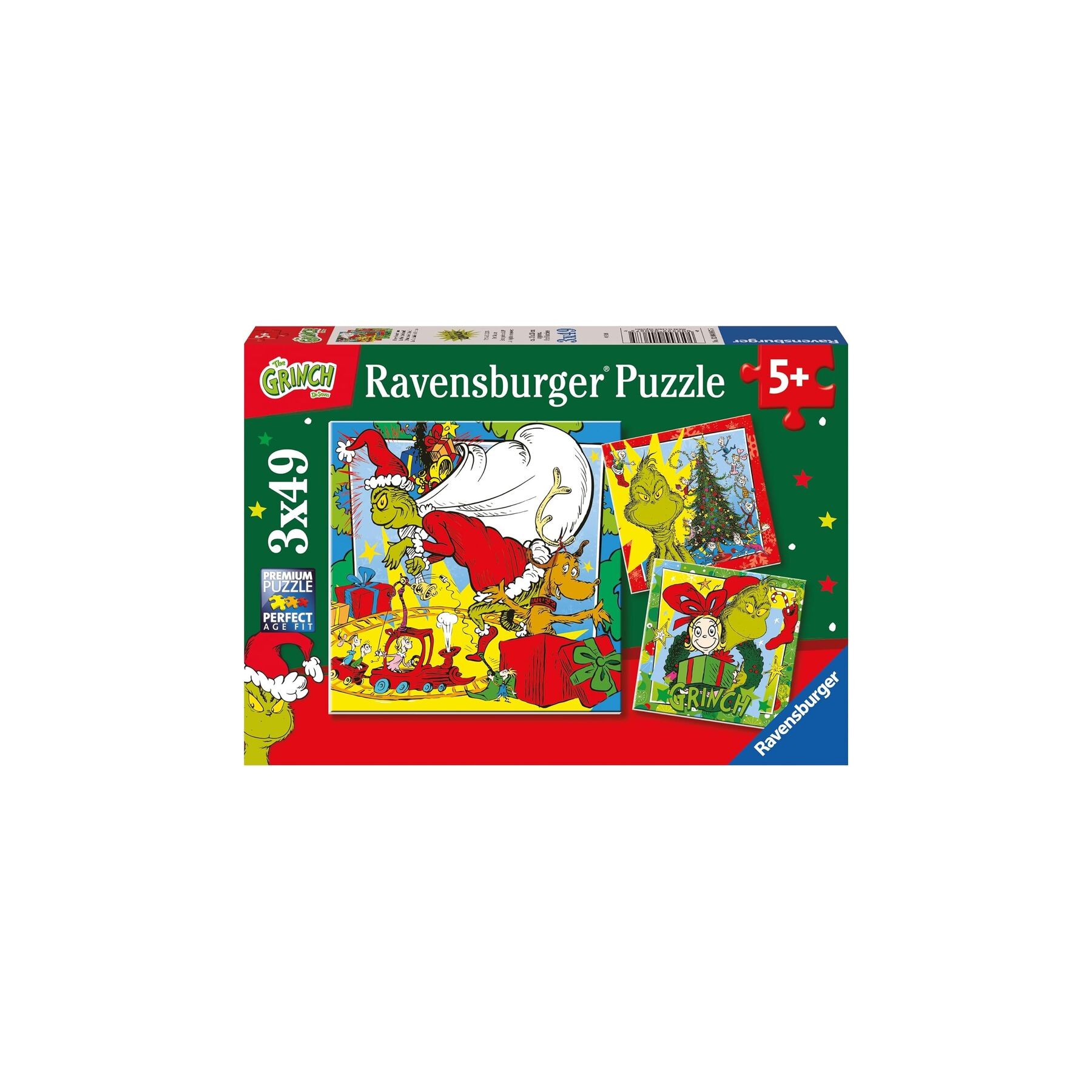 Puzzle El Grinch 3x49pzs