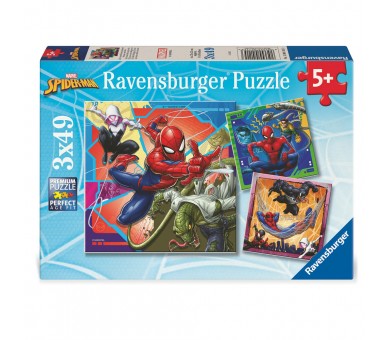 Puzzle Spiderman Marvel 3x49pzs