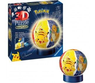 Puzzle 3D Luz Nocturna Pokemon 74pzs