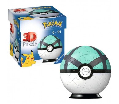 Puzzle 3D Poke Ball Pokemon 54pzs