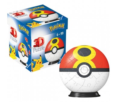 Puzzle 3D Poke Ball Pokemon 54pzs