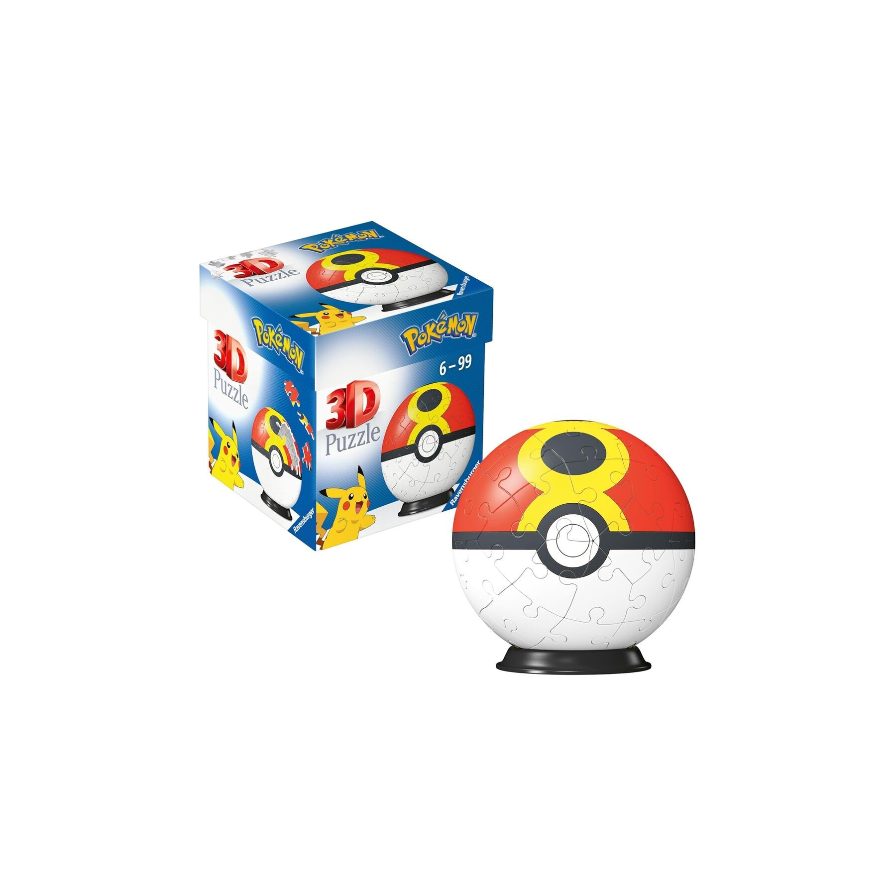 Puzzle 3D Poke Ball Pokemon 54pzs