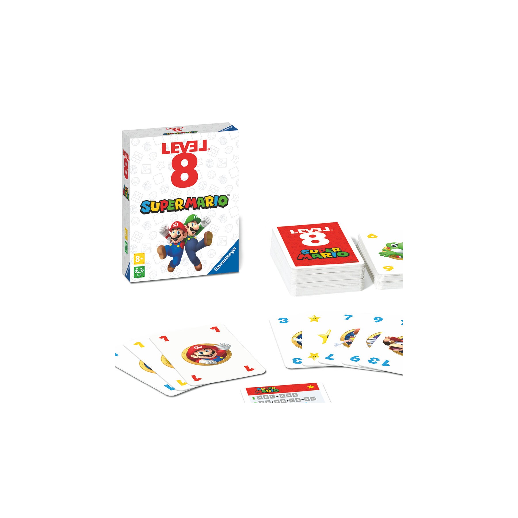 Juego de Cartas Level 8 Super Mario Bros