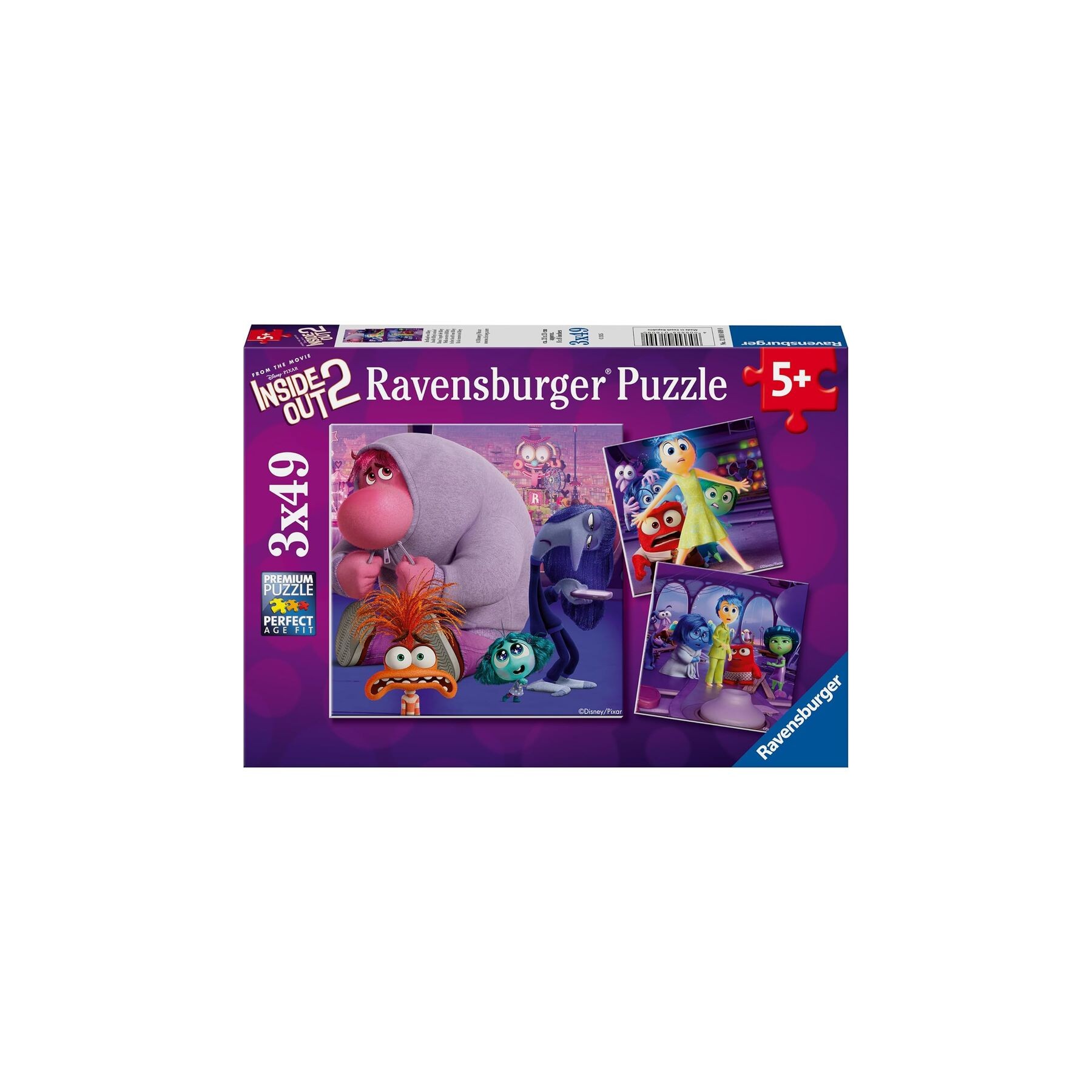 Puzzle Del Reves 2 Disney Pixar 3x49pzs