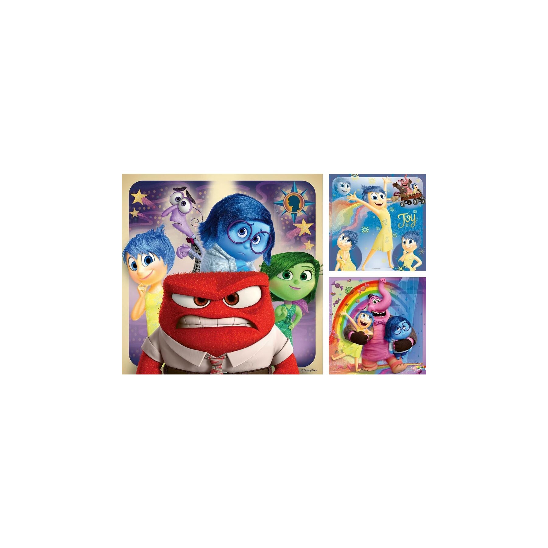 Puzzle Del Reves Disney Pixar 3x49pzs