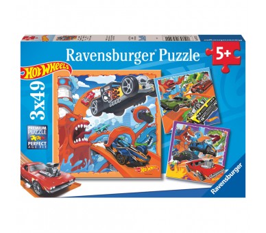 Puzzle Hot Wheels 3x49pzs