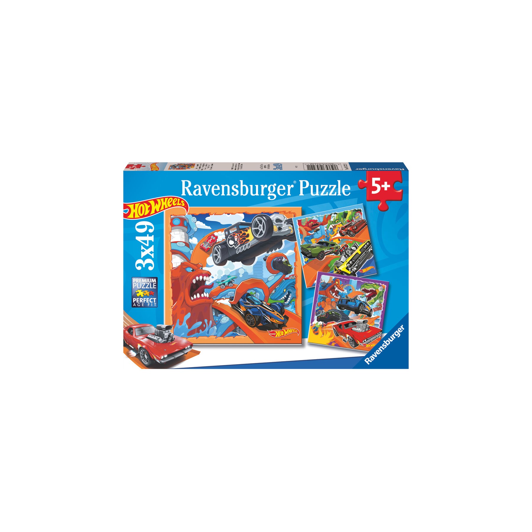 Puzzle Hot Wheels 3x49pzs