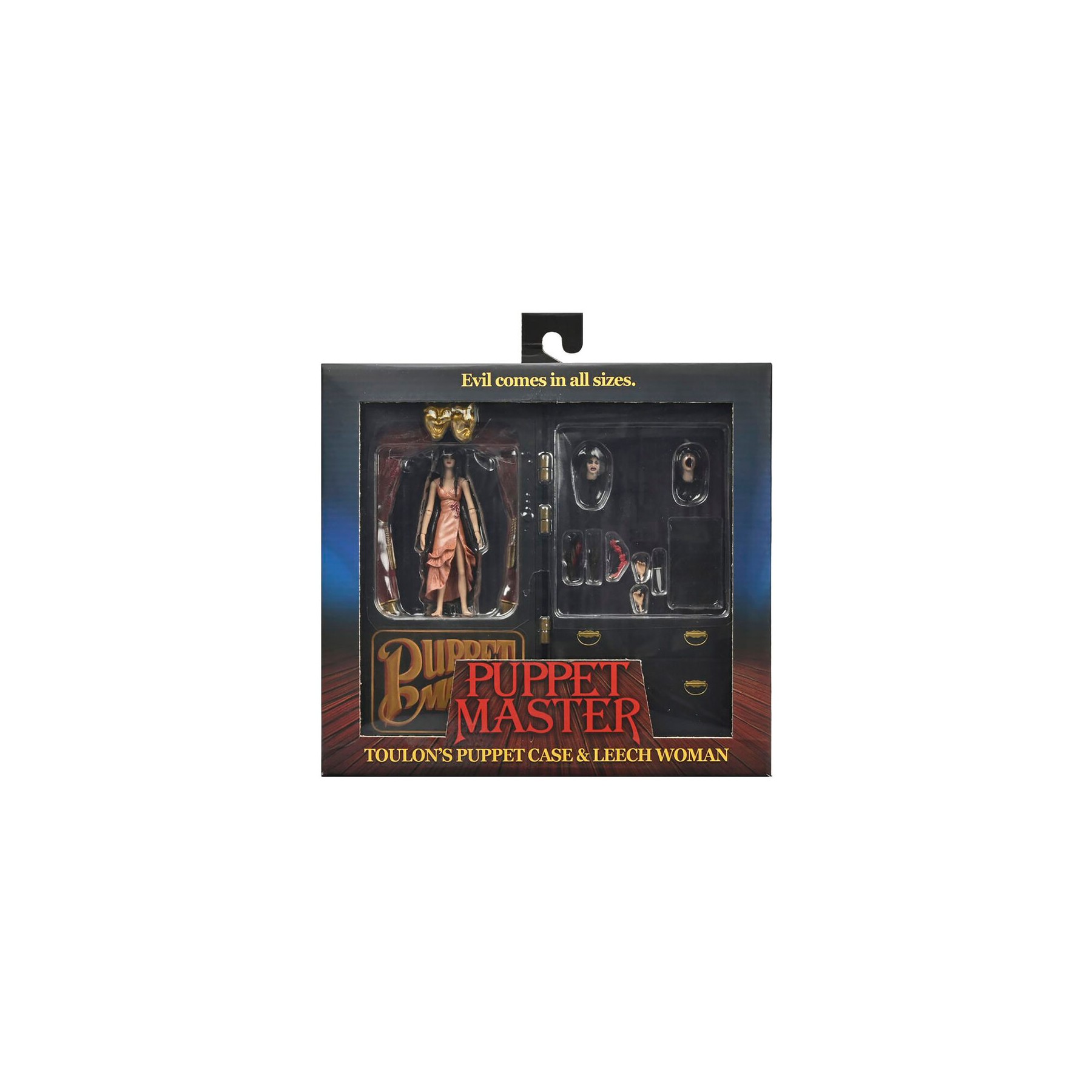 Figura Toulons Puppet Case & Leech Woman Puppet Master 10cm