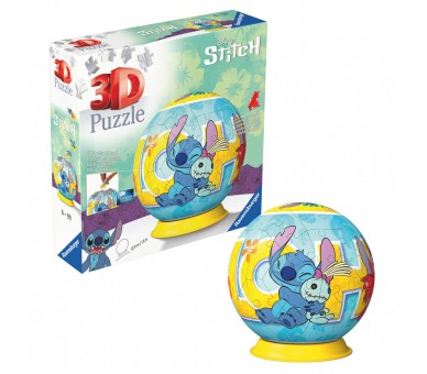 Puzzle 3D Stitch Disney 72pzs