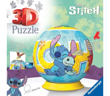 Puzzle 3D Stitch Disney 72pzs