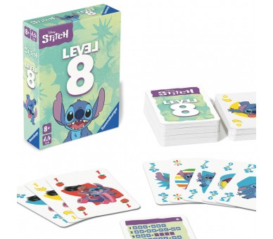 Juego de Cartas Level 8 Stitch Disney