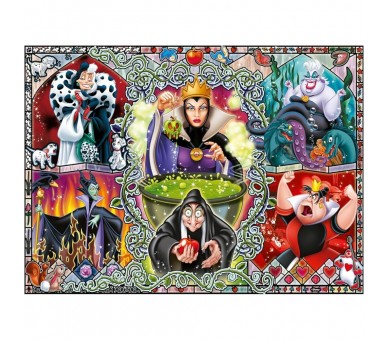 Puzzle Villanas Disney 1000pzs