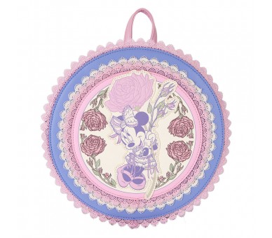 Mochila Floral Minnie Disney Loungefly 23cm