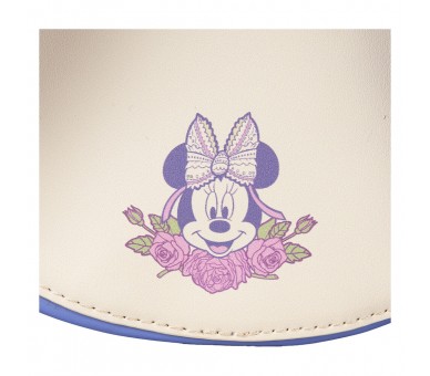 Mochila Floral Minnie Disney Loungefly 23cm