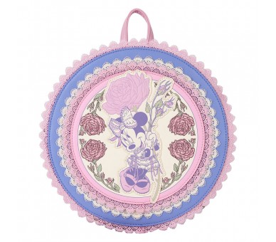 Mochila Floral Minnie Disney Loungefly 23cm