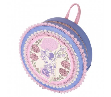 Mochila Floral Minnie Disney Loungefly 23cm