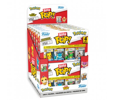 Blister 4 figuras Bitty POP Pokemon surtido