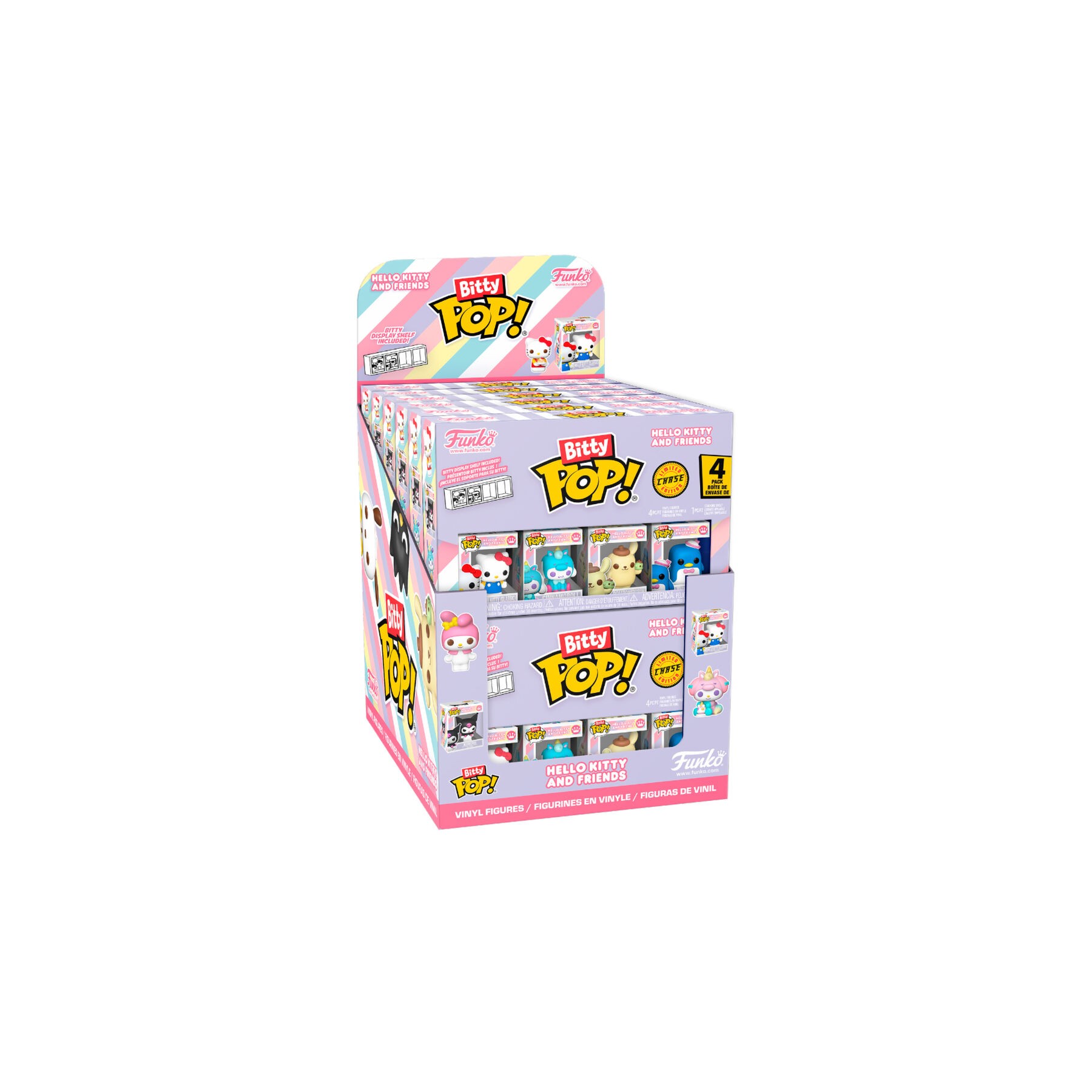 Blister 4 figuras Bitty POP Hello Kitty and Friends surtido