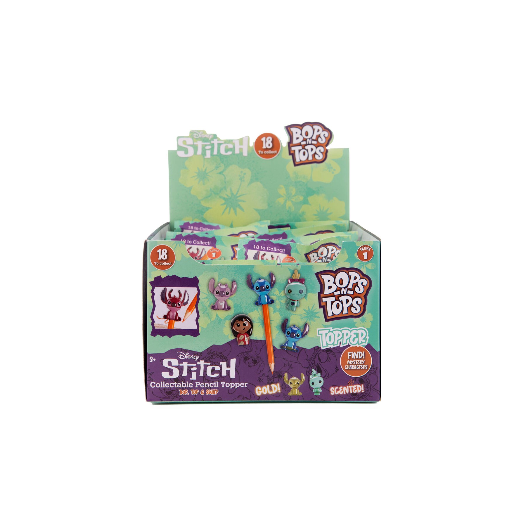 Sobre Sorpresa Toppers 3D Stitch Disney