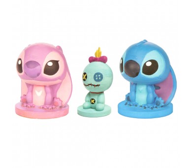 Set 3 Figuras de Escayola para Pintar Stitch Disney