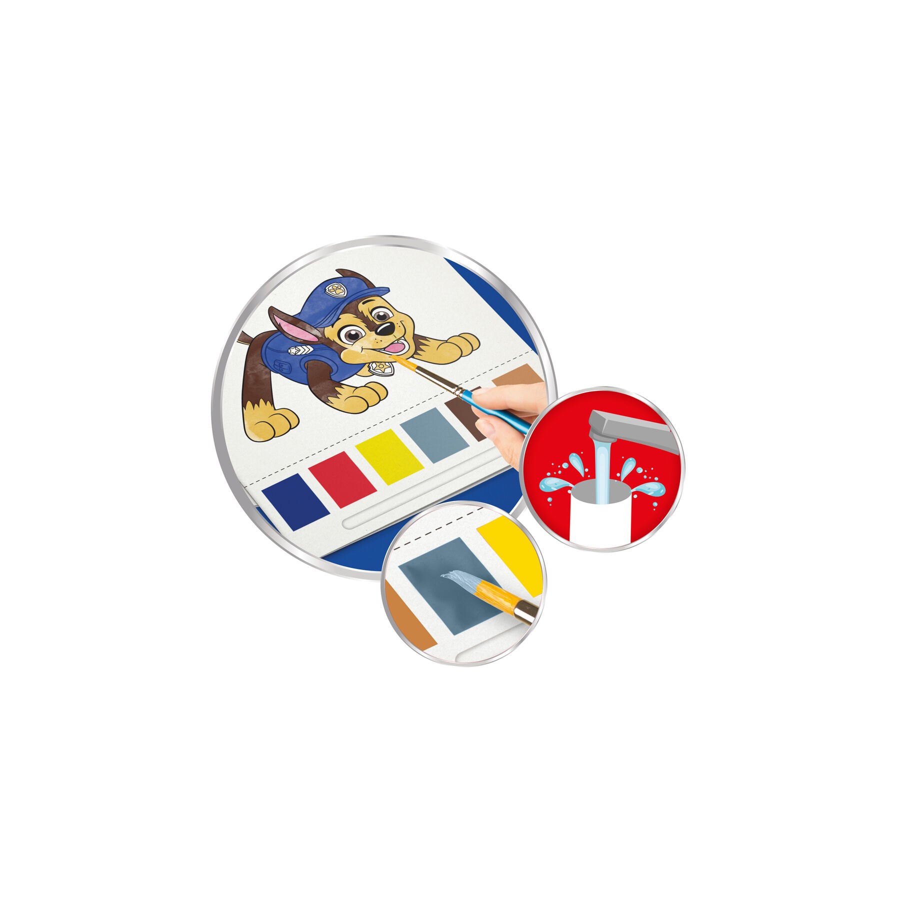 Bloc Dibujo Acuarelas Patrulla Canina Paw Patrol