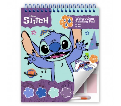 Bloc Dibujo Acuarelas Stitch Disney