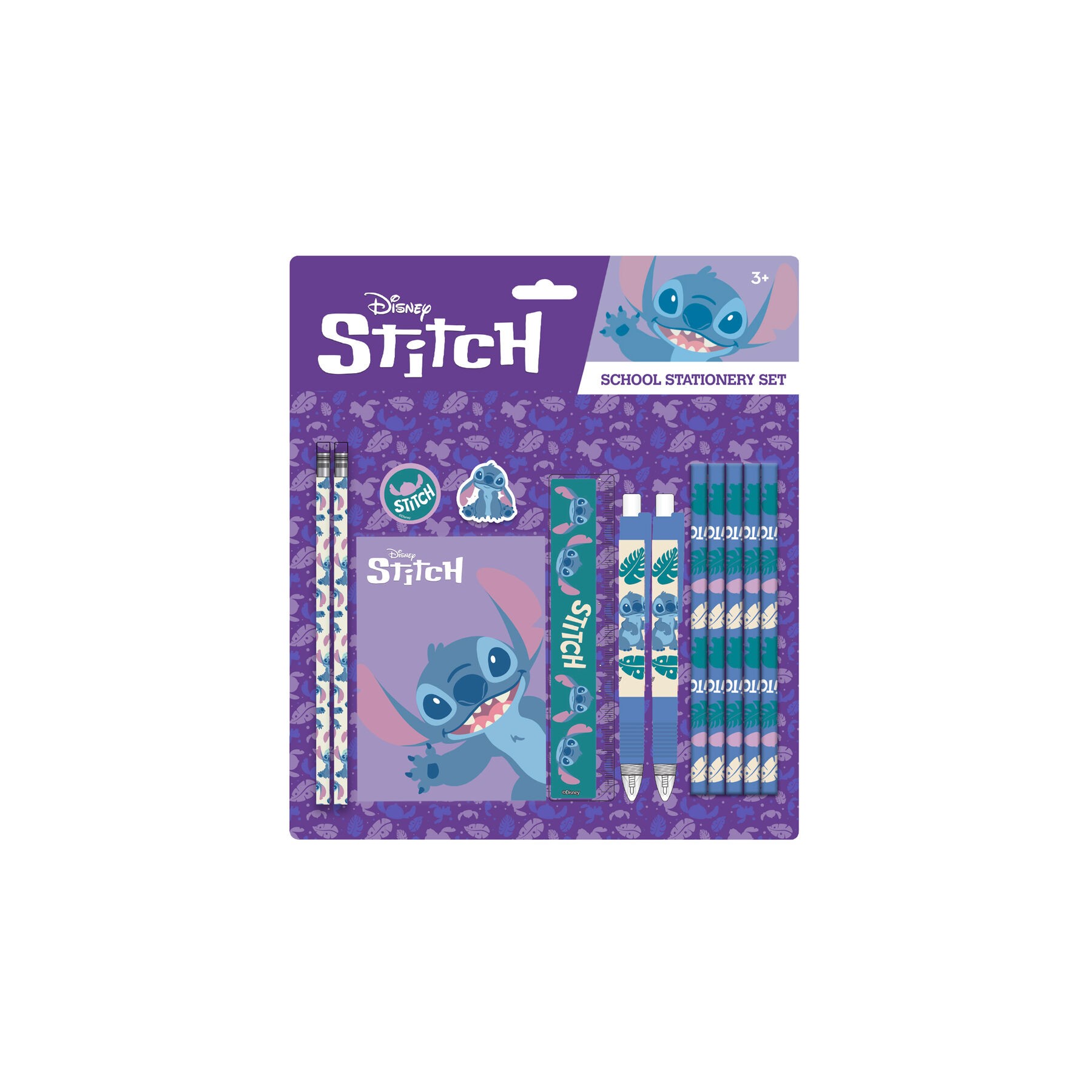 Blister papeleria Stitch Disney 13pzs