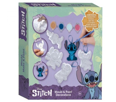 Set de Escayola para Moldear y Pintar Stitch Disney