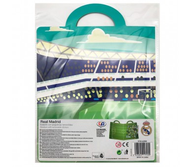Libro de Pegatinas Reutilizables 3D Estadio Real Madrid