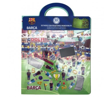 Libro de Pegatinas Reutilizables 3D Estadio FC Barcelona