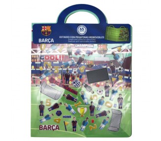 Libro de Pegatinas Reutilizables 3D Estadio FC Barcelona