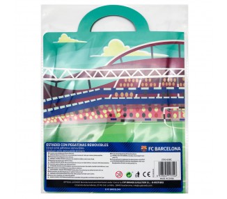 Libro de Pegatinas Reutilizables 3D Estadio FC Barcelona