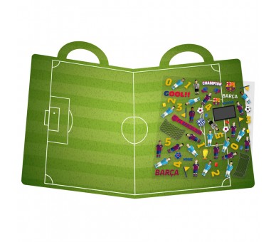 Libro de Pegatinas Reutilizables 3D Estadio FC Barcelona