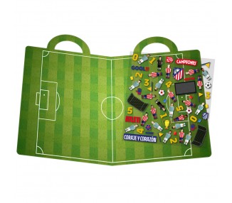 Libro de Pegatinas Reutilizables 3D Estadio Atletico de Madrid