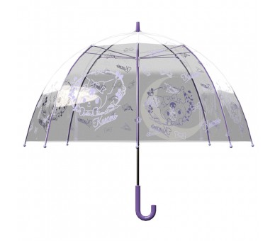 Paraguas burbuja manual Kuromi Hello Kitty 57cm