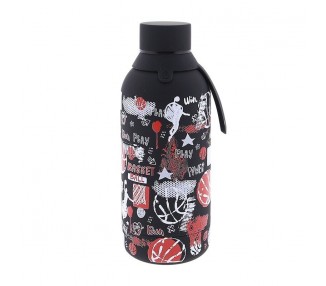 Botella termica Black Basketball 500ml