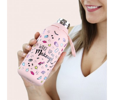 Botella termica Wake Up and Makeup 500ml