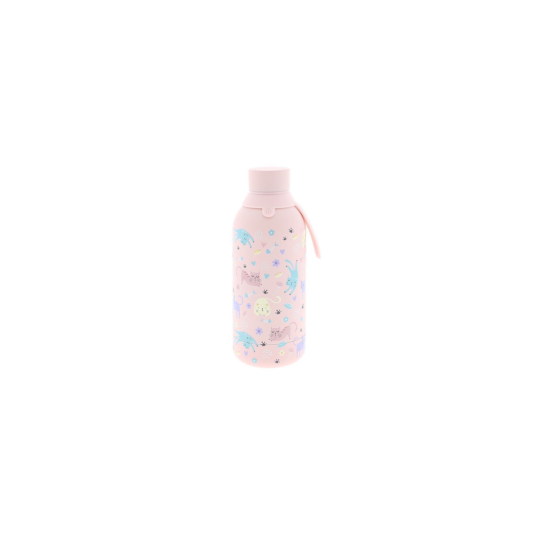 Botella termica Gatos Rosas 500ml